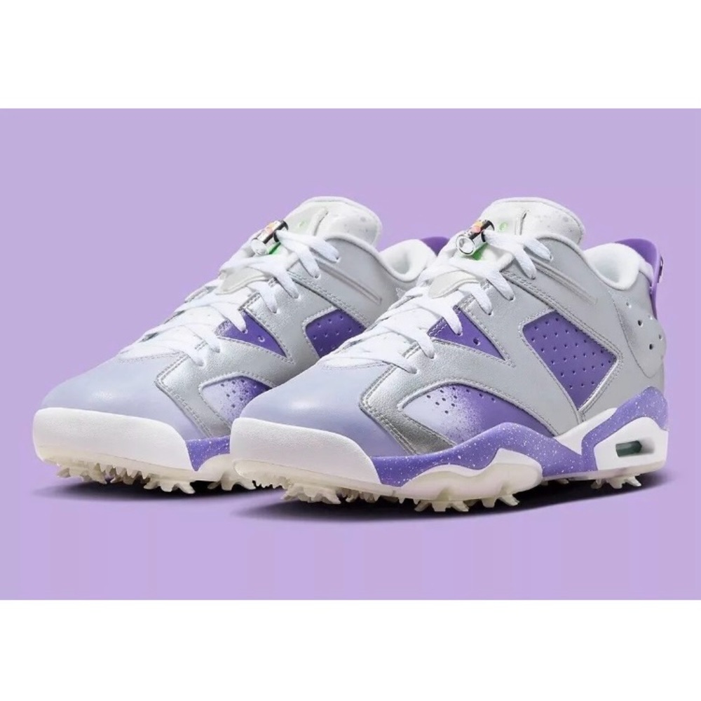 Nike Air Jordan Retro 6 NRG U23 Golf Purple Metallic Silver FD0205-055